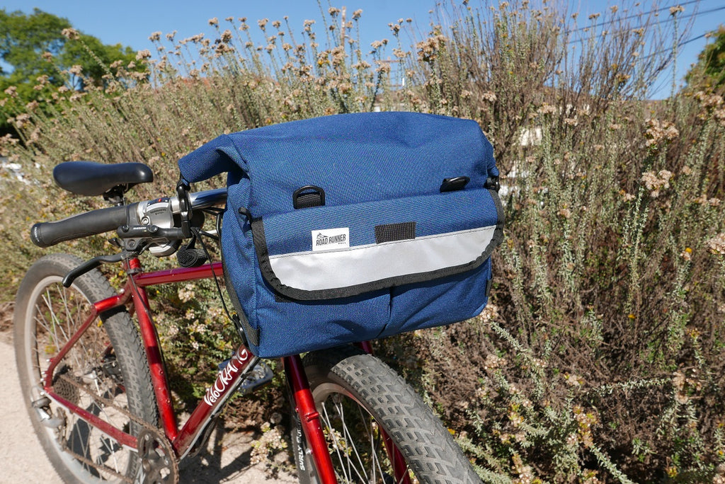 Middle Earth Jammer Handlebar Bag in Navy Cordura